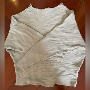 Princess Polly blue sweater 3/4 sleeve